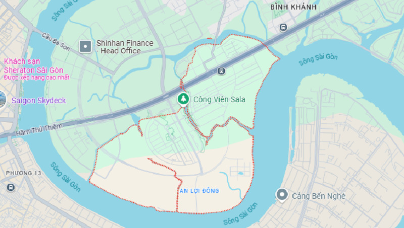 Bản đồ quy hoạch phường An Lợi Đông