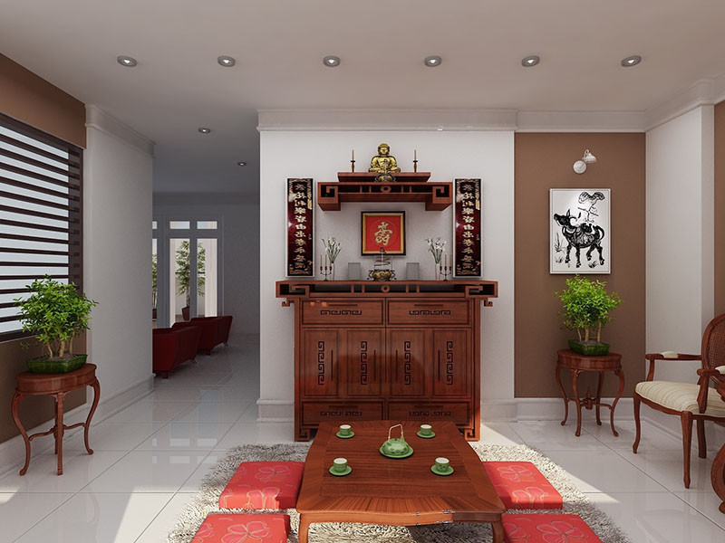 Bàn thờ trong nhà thuê