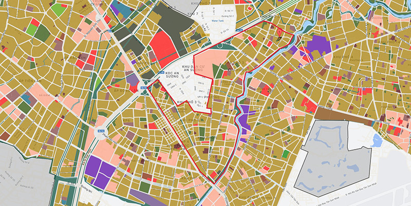 Hình ảnh bản đồ quy hoạch phường Đông Hưng Thuận