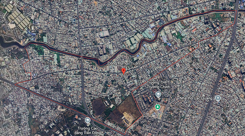 Hình ảnh bản đồ quy hoạch trên Google Maps