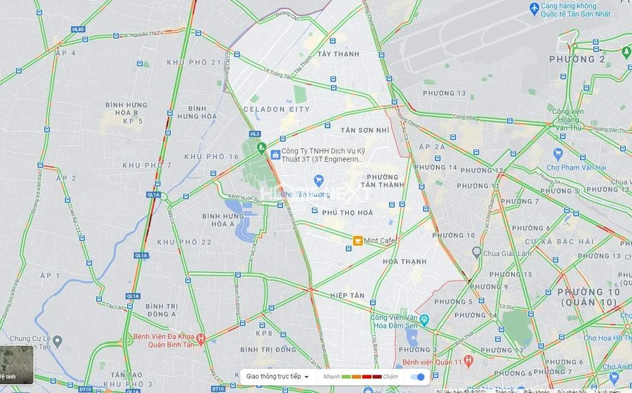 Kế hoạch phát triển giao thông quận Tân Phú