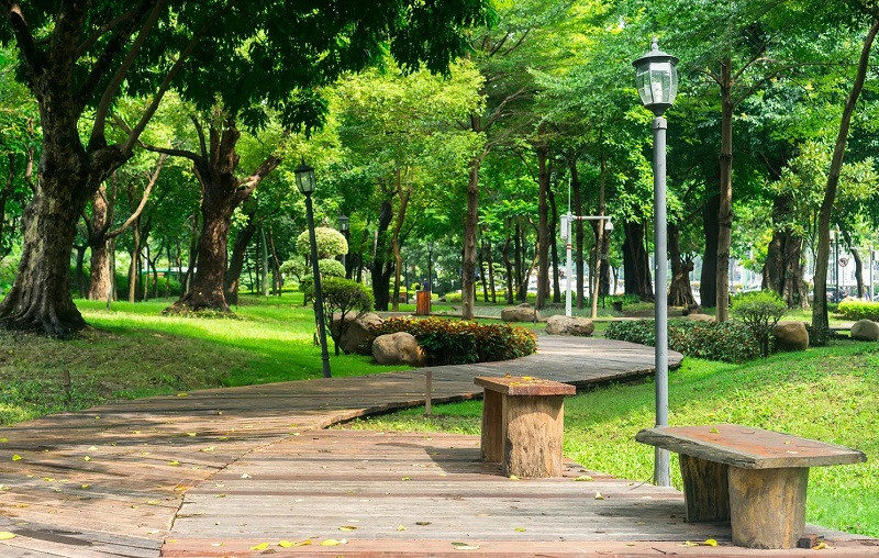 Khuôn viên cây xanh tại đô thị