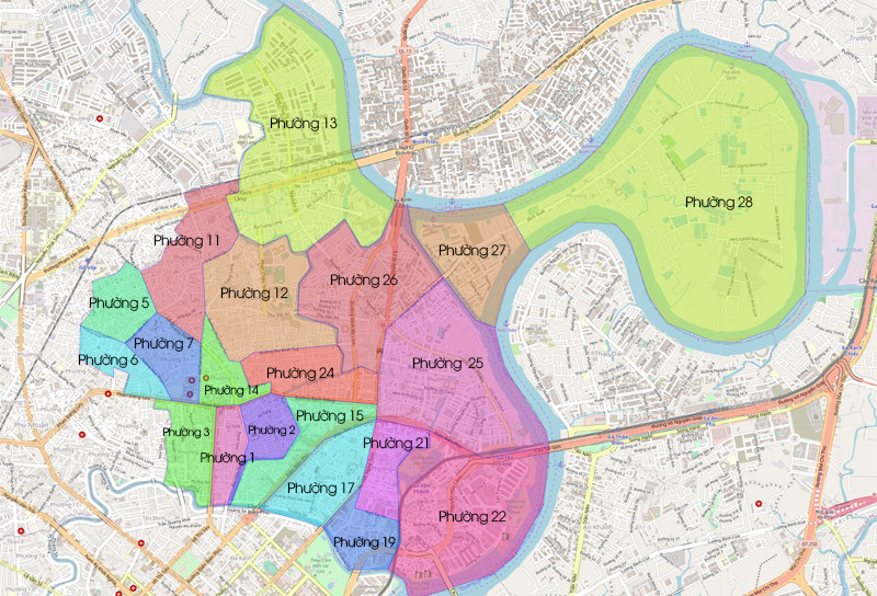 Quy hoạch phường 28 quận Bình Thạnh